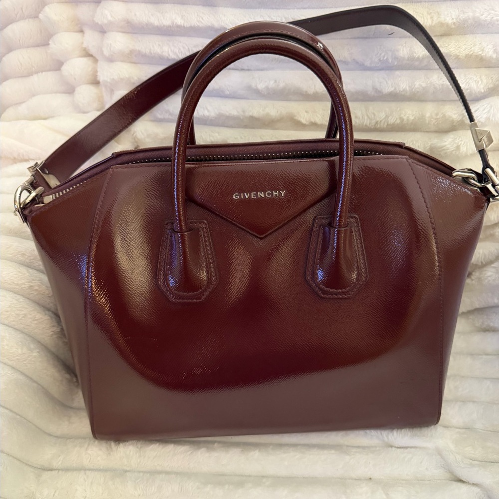 Givenchy Large Antigona- Deep Burgundy